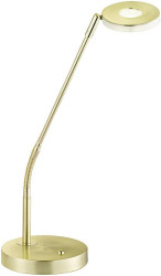 Lampa stołowa Fischer & Honsel Dent 50064 LED, Wymiana tylko przez wykwalifikowanego elektryka 6 W mosiądz 760 lm