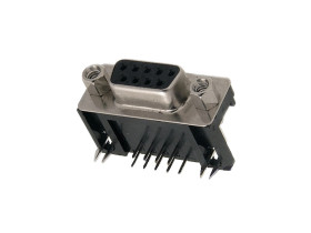 D-SUB 9 GNIAZDO KATOWE DO DRUKU /226