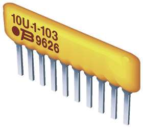 Bourns 4610X-102-332LF Drabinka rezystancyjna 3.3 kΩ THT 1 szt.