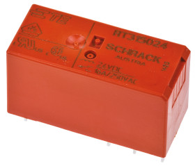 Przekaźnik mocy 24V dc SPDT TE Connectivity, montaż PCB 1440Ω Otwór przezierny