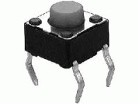 MS2 Mikroprzełącznik 6x6mm h = 2mm (wysokość przycisku od góry obudowy) THT