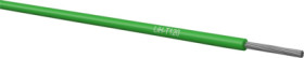 TPE-E-switching strand, halogen free, LiH-T120, 0.14 mm², 18 x 0.1 mm, green, outer Ø 0.85 mm, 065001403