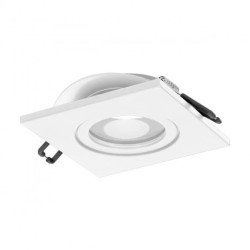 DARI R ramka dekoracyjna oprawy punktowe, MR16/GU10 max 50W, kwadrat, biała IP44 OR-OD-6171/W
