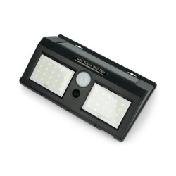 Lampa solarna z czujnikiem zmierzchu i ruchu 2x20 LED