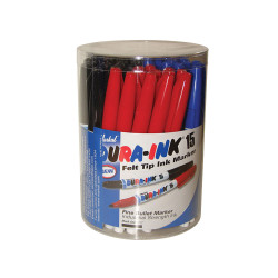 Markal MRK-96070 DURA-INK&#xAE; 15 Fine Tip Marker Mixed Colours (Tub 48)