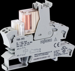 788-355 Relay module, IN: DC 24 V, 1 N/O contact, 16 A