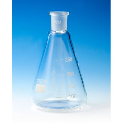 Glassco Conical Jointed Glass Flask 250ml B19 Pack of 10