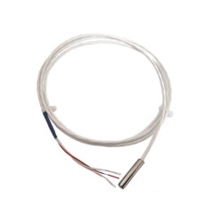 SONDA PT100 5x25mm 3 PRZEWODOWA -30-250 st.C Rezystancyjna sonda temperatury z przewodem 1,5m