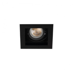 Oczko sufitowe regulowane ARET DTL B/B bez oprawki Gx5,3/GU10 max 10W czarny 38365