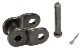 Przesunięte ogniwo, typ: 40-1, połączenie: Łącze offsetowe, Stal węglowa