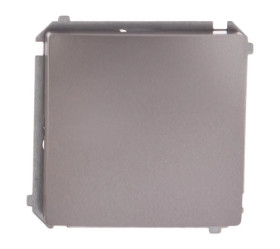 Simon Basic Łącznik jednobiegunowy, szybkozłącza, stal inox BMW1.01/21