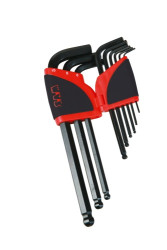 Zestaw kluczy imbusowych SAM L 9 szt.