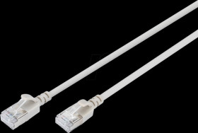 DK-1632-A-070S Cat.6a patch cable, F/FTP, gray, 7 m