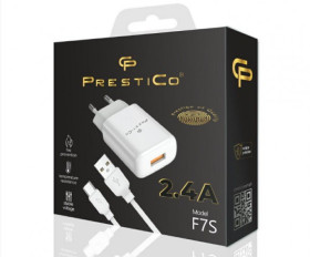 LAD.SIEC.1XUSB+TYPE C 2.4A F7S PRESTICO