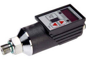 Czujnik ciśnienia fi38mm dł: 122mm 0-200bar 12-32V DC G1/4 cala A PNP NC/NO 0-10V/4-20mA/0 … 20 mA złącze wtykowe M12 4pin IP65