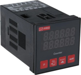Licznik impulsów LED 6-cyfrowy 24 V RS PRO