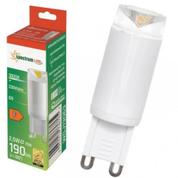 Żarówka ceramiczna LED G9 230V 2,5W 190lm ciepła