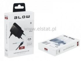 Ład. sieciowa USB micro 2,1A; kabel 1,1m