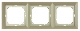 PREMIUM Ramka potrójna piaskowy metalizowany Ra-3 Pr