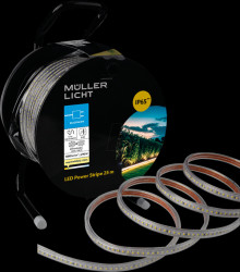 21600075 LED light strip, 25 m, 290 W, 1000 lm/m, 2700 K, IP65