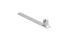 Uchwyt Pod Dachówkę Uniwersalny Taśmowy Niski 44X255x25mm Ni /21004005/