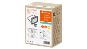 Projektor Led Flood Compact Sensor V 10W 830 Sym 100 Bk 4058075575226