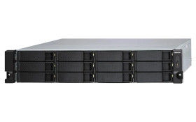 QNAP TL-R1200S-RP 12-zatokowa jednostka rozszerzająca QNAP/PC, zestaw z kartą i przewodami, RACK