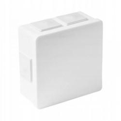 Puszka natynkowe hermetyczna pusta 86x86x40mm IP55 biała