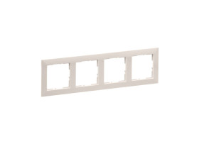 SUNO Ramka 4 poczwórna piasek 721534 LEGRAND