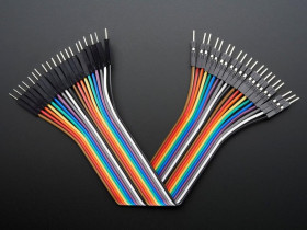 Adafruit Premium Male/Male Jumper Wires - 20 x 6" (150mm)