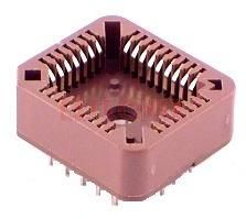 PODSTAWKA PLCC32G STYKI ZŁOCONE MONTAŻ PRZEWLEKANY