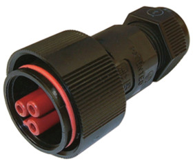 Puszki, TH405, Nylon 66, Montaż na kablu, 3-pinowe