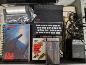 Sinclair ZX-81 set with printer, games and manual. Refurbished