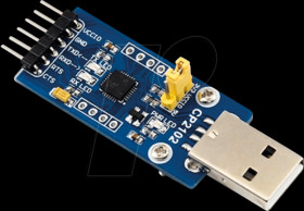 AUSB-UART-CP Developer boards - USB type-A to UART, CP2102