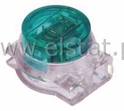 Zacisk TEL-UG łącznik-przelot - rozgał.zielony