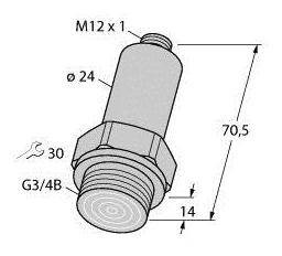 Turck Przetworniki ciśnienia 1 szt. PT160R-26-LI3-H1140