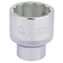 Elora 24880 11/16&quot; 1/2&quot; Square Drive Whitworth Bi-hexagon Socket