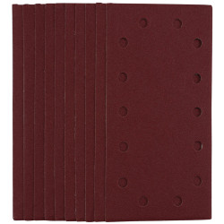 Draper 55864 1/2 Sanding Sheets-Hook &amp; Loop 115x230mm 120 Grit 10Pc