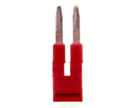 Mostek wtykany 2-biegunowy czerwony FBS 2-4 3030116 /50szt./