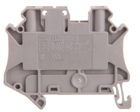 Złączka szynowa rozłączalna 2-przewodowa 2,5mm2 szara UT 2,5-TG-P/P 3046391 /50szt./