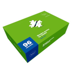 Drewniane puzzle do nauki programowania do robota Ozobot - wersja angielska