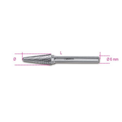 Pilnik dł: 50mm BETA średnica: 6mm typ: Nacięcia tarnikowe