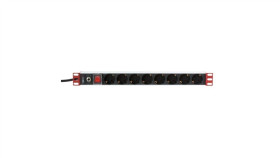 Listwa Zasilająca Pdu Rack 1U 250V/16A 8X Schuko Kabel 3M