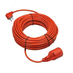 Przedłużacz ogrodowy pomarańczowy 25m (3X1,5mm) IP44, gniazdo Schuko HOROZ ELECTRIC