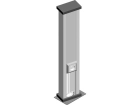 Słupek instalacyjny SI500 grubość blachy 1,0mm 910913 BAKS