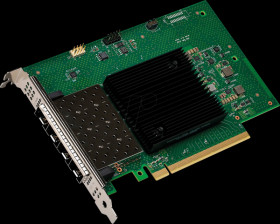 E810XXVDA4BLK Network card, PCI Express, 25 Gigabit Ethernet, 4x SFP28
