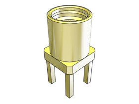 Złącze koncentryczne Przewlekany Żeński 50Ω typ złącza Złącze MMCX 0 to 6GHz Lutowane typ kabla Koncentryczny