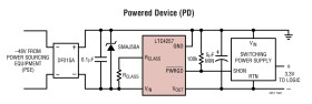 IEEE 802.3af PD Power over Ethernet Interface Controller