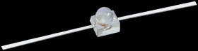 KM2520SURCK01 Submini-LED, 2.5x2.0 mm, wired, red, 2400 mcd, 20°