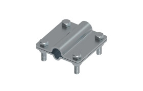 Złącze uniwersalne 2-elem. 80x80 drut8-pręt16 stal ocynkowana galwanicznie 215.6 OC 21500601